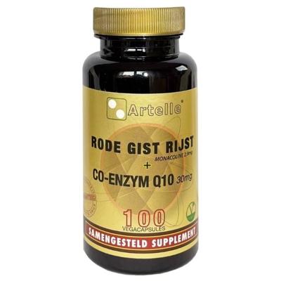 Artelle Rode Gist Rijst + Co-Enzym Q10 100Capsules