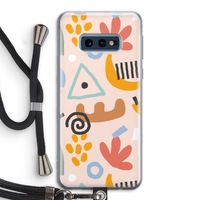 Abstract: Samsung Galaxy S10e Transparant Hoesje met koord