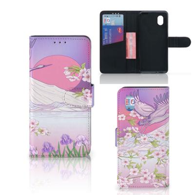 Alcatel 1B (2020) | Telefoonhoesje | Met pasjeshouder | Bird Flying