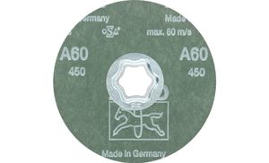 PFERD 64190006 Combiclick korrel fiberschijf Ø 115 mm A 60 voor universele toepassingen Diameter 115 mm