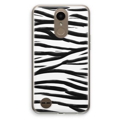 Zebra pattern: LG K10 (2017) Transparant Hoesje