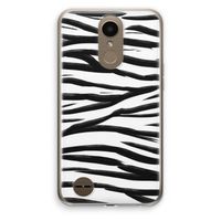 Zebra pattern: LG K10 (2017) Transparant Hoesje