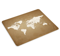 Wereldkaart muismat Vintage achtergrond