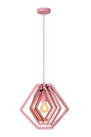 Lucide MAURO - Hanglamp Kinderkamer - 1xE27 - Roze