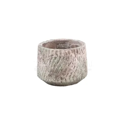 PTMD Bloempot Diesel Grijs Rond Ø12cm