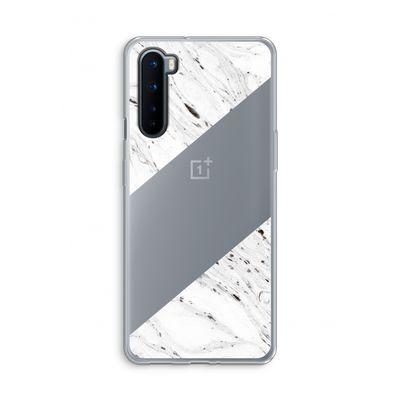 Biggest stripe: OnePlus Nord Transparant Hoesje