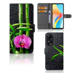 OPPO A98 5G Hoesje Orchidee