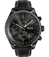 Horlogeband Hugo Boss 2762 / 1513474 / HB-297-1-34-2954 / HB-297-1-34-3047 Leder Zwart 22mm - thumbnail