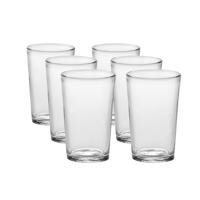 Duralex drinkglazen Chope - 6x stuks - 200 ml - waterglazen - transparant glas - ook voor koffie