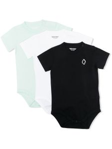 Marcelo Burlon County Of Milan Kids body à motif Cross signature - Noir