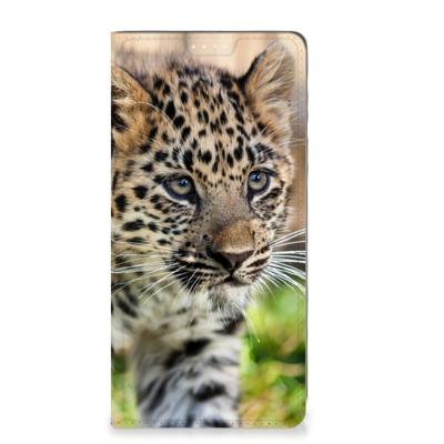 Motorola Moto G73 | Hoesje maken | Baby Luipaard