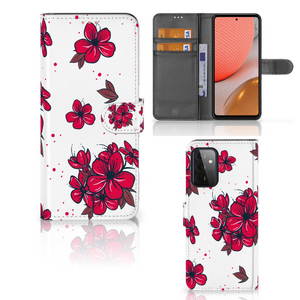 Samsung Galaxy A72 Hoesje Blossom Red