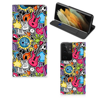 Samsung Galaxy S21 Ultra Hippe Standcase Punk Rock - thumbnail