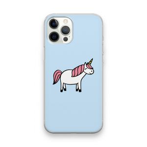 Eenhoorn: iPhone 12 Pro Max Transparant Hoesje