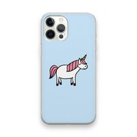 Eenhoorn: iPhone 12 Pro Max Transparant Hoesje