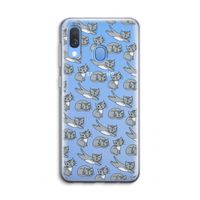 Poezen: Samsung Galaxy A40 Transparant Hoesje