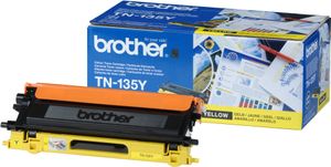 Brother TN135Y tonercartridge 1 stuk(s) Origineel Geel