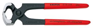 Knipex Hamerkoptang zwart geatramenteerd met kunststof bekleed 210 mm - 5101210