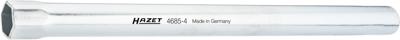 HAZET Pijp-dopsleutel 4685-4 · 1/2 inch (12,5 mm) vierkant hol · Buiten-zeskant-profiel · SW 24 mm