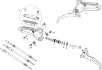 SRAM schijfrem "level ultimate stealth". s-brake level ult stealth 2p fr 950mm