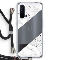 Biggest stripe: OnePlus Nord CE 5G Transparant Hoesje met koord