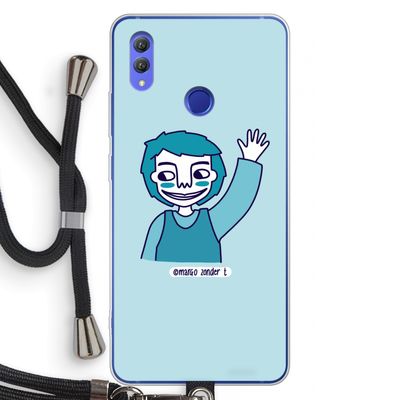 Zwaai: Honor Note 10 Transparant Hoesje met koord