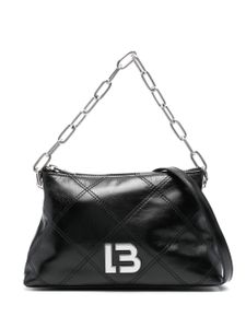 Bimba y Lola petit sac à bandoulière Trapezium en cuir - Noir