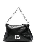 Bimba y Lola petit sac à bandoulière Trapezium en cuir - Noir - thumbnail