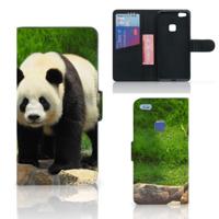 Huawei P10 Lite | Telefoonhoesje | Met pasjeshouder | Panda
