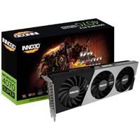 Inno 3D Nvidia GeForce RTX 4070 Super Videokaart X3 OC 12 GB GDDR6X-RAM PCIe x16 HDMI, DisplayPort NVIDIA G-Sync , Overclocked, Vulkan, Zero-Fan-Modus - thumbnail