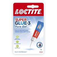 Cyanocrylaatlijm - LOCTITE - SUPERGLUE-3P - Pure Gel - Tube 2g