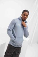 Quotrell Omega Hoodie Heren Blauw/Wit - Maat M - Kleur: WitBlauw | Soccerfanshop