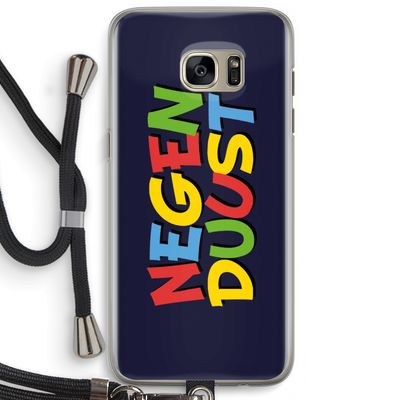 90's One: Samsung Galaxy S7 Edge Transparant Hoesje met koord