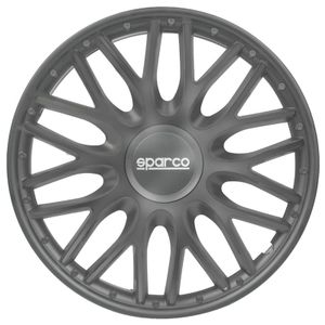 4-Delige Sparco Wieldoppenset Roma 14-inch grijs SP1496GR
