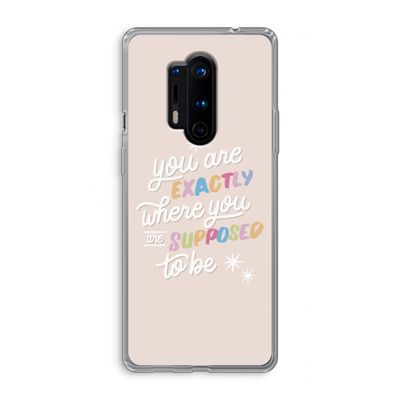 Right Place: OnePlus 8 Pro Transparant Hoesje