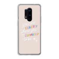 Right Place: OnePlus 8 Pro Transparant Hoesje
