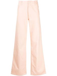 Raf Simons pantalon en coton à coupe droite - Rose