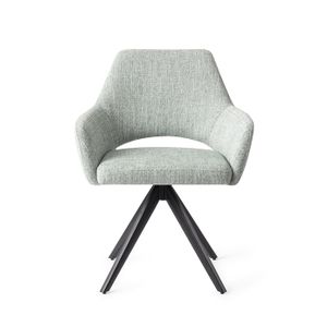 Jesper Home Yanai eetkamerstoel Soft Sage turn black