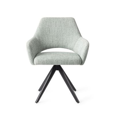 Jesper Home Yanai eetkamerstoel Soft Sage turn black