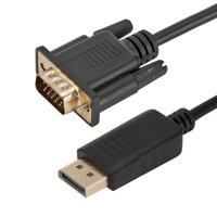 DP naar VGA HD converter kabel kabel lengte: 1.8 m