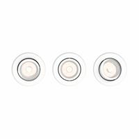 Philips Set Richtbare inbouwspot Enneper (3x) 5018331PN