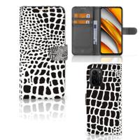 Poco F3 | Xiaomi Mi 11i | Telefoonhoesje | Met pasjeshouder | Slangenprint