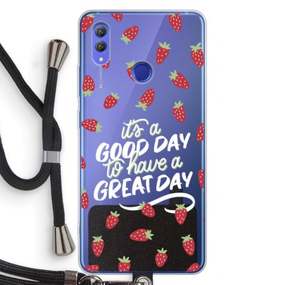 Don't forget to have a great day: Honor Note 10 Transparant Hoesje met koord