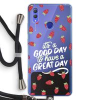 Don't forget to have a great day: Honor Note 10 Transparant Hoesje met koord