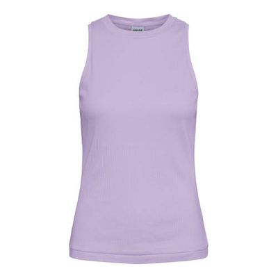 AWARE by VERO MODA top VMLAVENDER met biologisch katoen lila AWARE by VERO MODA top VMLAVENDER met biologisch katoen lila