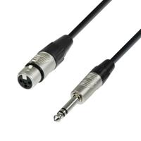 Adam Hall 4 Star BFV 0600 verloopkabel XLR female naar Jack TRS 6,0 m