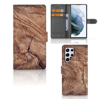 Samsung Galaxy S22 Ultra Book Style Case Tree Trunk - thumbnail