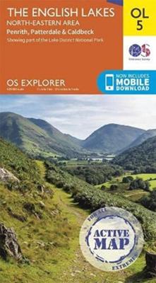 Wandelkaart - Topografische kaart 5 OS Explorer Map | Active The English Lakes - North Eastern area | Ordnance Survey