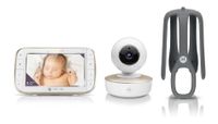 Motorola Nursery Baby Monitor - VM 855 Connect - Wit/Goud - met Motorola Nursery App - 5-inch Ouderunit - Nachtvisie - thumbnail