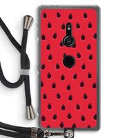 Watermelon: Sony Xperia XZ2 Transparant Hoesje met koord